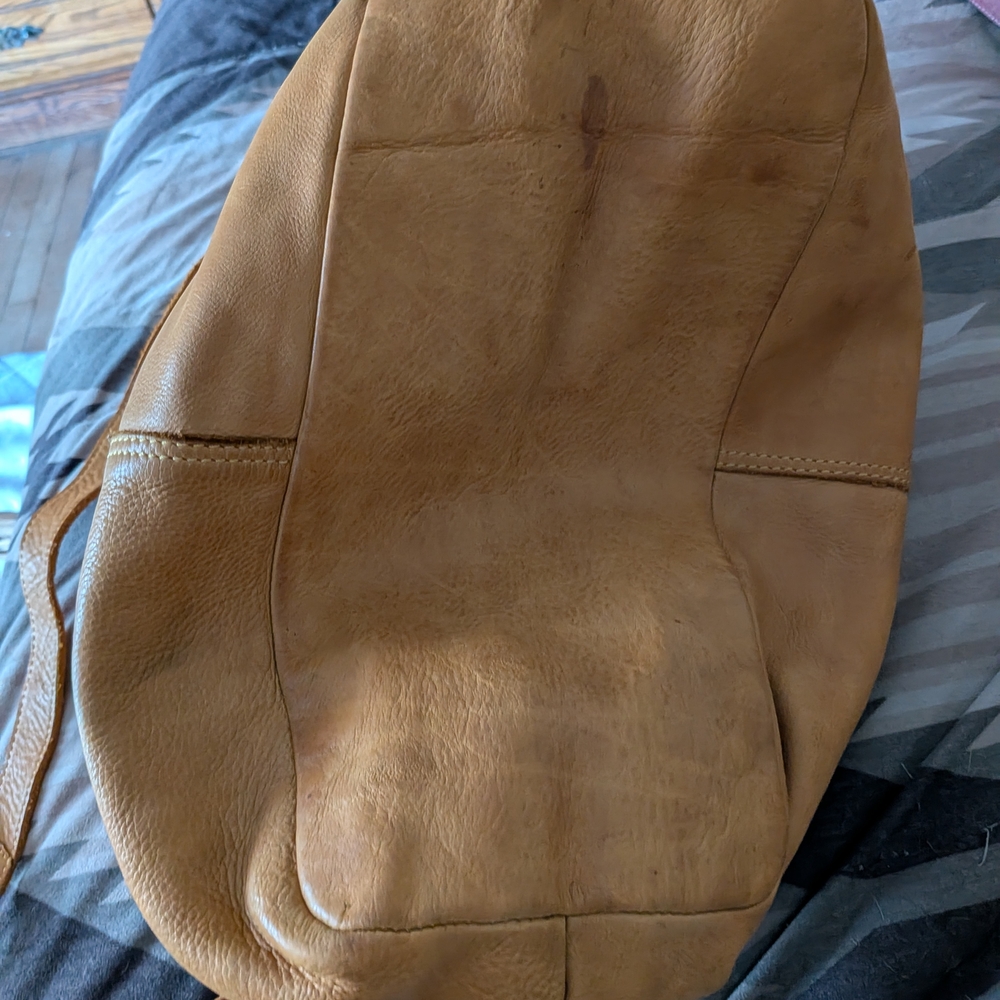 Tan Leather Hobo Bag - Picture 2 of 4